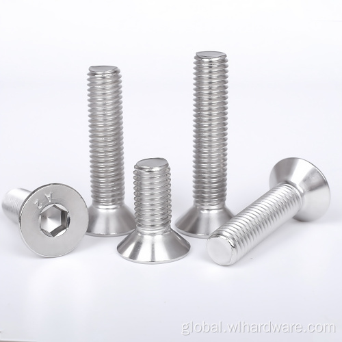 Flat Head A4-80 Countersunk Hex Socket Head Screw